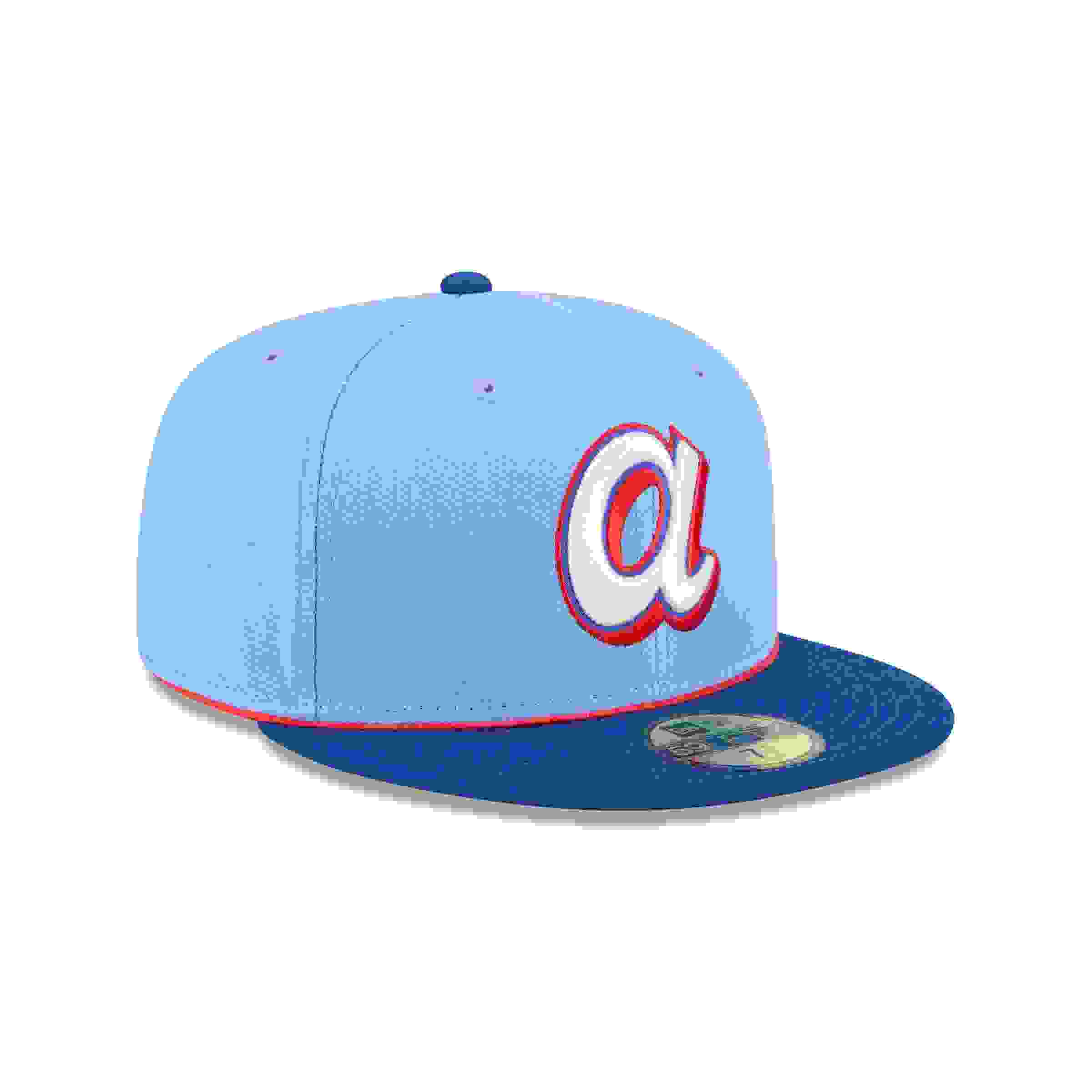 New Era Atlanta Braves 59FIFTY City Connect Light Blue Fitted Hat